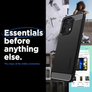 Удароустойчив кейс за Xiaomi Redmi Note 13 4G/LTE от Spigen Rugged Armor - Черен мат