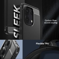 Удароустойчив кейс за Xiaomi Redmi Note 13 4G/LTE от Spigen Rugged Armor - Черен мат