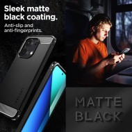 Удароустойчив кейс за Xiaomi Redmi Note 13 4G/LTE от Spigen Rugged Armor - Черен мат