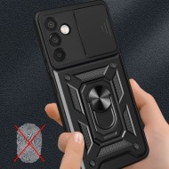 Удароустойчив калъф за Samsung Galaxy M15 5G от Tech-Protect CamShield Pro - Черен