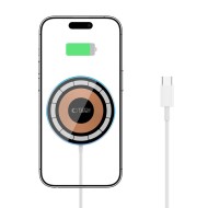 Безжично зарядно 15W с MagSafe и Qi отTech-Protect QI15W-A44 - Сребрист