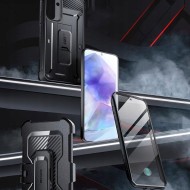 360 градусов калъф за Samsung Galaxy A55 5G от Supcase Unicorn Beetle Pro - Черен