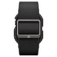 Текстилна каишка и кейс за Apple Watch 4 / 5 / 6 / 7 / 8 / 9 / SE (44/45mm) от Spigen Lite Fit Pro - Черен мат