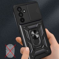 Удароустойчив калъф за Samsung Galaxy M55 5G от Tech-Protect CamShield Pro - Черен