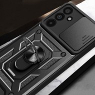 Удароустойчив калъф за Samsung Galaxy M55 5G от Tech-Protect CamShield Pro - Черен