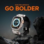 Силиконова каишка за Apple Watch  4 / 5 / 6 / 7 / 8 / 9 / SE / ULTRA 1 / 2 (42 / 44 / 45 / 49 MM) от Spigen DuraPro Armor Pu - Черна