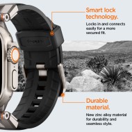 Силиконова каишка за Apple Watch  4 / 5 / 6 / 7 / 8 / 9 / SE / ULTRA 1 / 2 (42 / 44 / 45 / 49 MM) от Spigen DuraPro Armor Pu - Черна