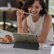 Кожен тефтер за таблет iPad 10.9 4 / 5 / 2020-2022 / 11 2024  от ESR Ascend Trifold - Черен