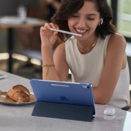 Кожен тефтер за таблет iPad 10.9 4 / 5 / 2020-2022 / 11 2024  от ESR Ascend Trifold - Dark Blue -----