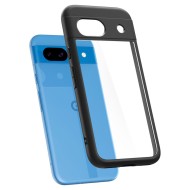 Удароустойчив твърд кейс за Google Pixel 8a от Spigen Ultra Hybrid - Черен мат