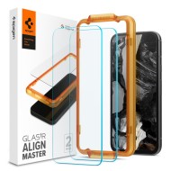 2 броя стъклени протектори за Google Pixel 8a от Spigen ALM Glas.TR Slim 2-Pack - Прозрачни