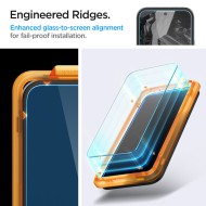 2 броя стъклени протектори за Google Pixel 8a от Spigen ALM Glas.TR Slim 2-Pack - Прозрачни