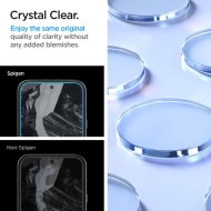 2 броя стъклени протектори за Google Pixel 8a от Spigen ALM Glas.TR Slim 2-Pack - Прозрачни