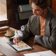 2 броя фолио за дисплей имитиращо хартия за iPad Pro 5 (11" 2024) от ESR Paper Feel 2-Pack - Прозрачен мат