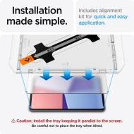 Стъклен протектор за дисплей на iPad Pro 13 7 / 2024 от Spigen Glas.TR Ëz Fit" - Прозрачен