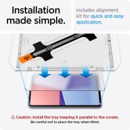 Стъклен протектор за дисплей на iPad Pro 11 5 / 2024 от Spigen Glas.TR Ëz Fit" - Прозрачен