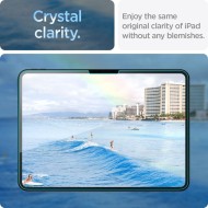 Стъклен протектор за дисплей на iPad Pro 11 5 / 2024 от Spigen Glas.TR Ëz Fit" - Прозрачен