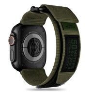 Текстилна каишка за Apple Watch 4/5/6/7/8/9/SE/Ultra 1/2 (42/44/45/49 mm) от Tech-Protect Scout Pro - Military Green