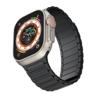 Силиконова каишка за Apple Watch 4/5/6/7/8/9/SE/Ultra 1-2 (42/44/45/49 mm) от Tech-Protect Iconband Magnetic - Черна