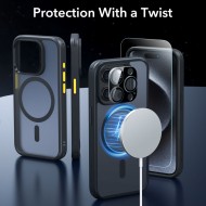 ESR CLASSIC PRO SET HALOLOCK MAGSAFE IPHONE 15 PRO MAX FROSTED BLACK