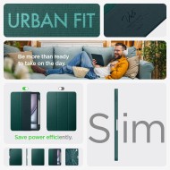 Текстителн калъф за iPad Air 4 2020 / 5 2022 / 6 (11" 2024) от Spigen Urban Fit - Midnight Green