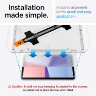 Стъклен протектор за дисплей на iPad Air 13 2024 от Spigen Glas.TR Ëz Fit" - Прозрачен