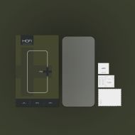 Стъклен протектор FULL GLUE за iPhone 14 Pro от Hofi Glass Pro+ - Черен