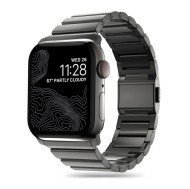 Панелна верижка за Apple Watch 6/7/8/9/10/SE/Ultra 1-2 (44/45/46/49 mm) от Tech-Protect Steelband - Черна