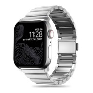 Панелна верижка за Apple Watch 6/7/8/9/10/SE/Ultra 1-2 (44/45/46/49 mm) от Tech-Protect Steelband - Сребриста