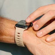 Силиконова каишка за часовник Apple Watch 6/7/8/9/10/SE/Ultra 1-2 (44/45/46/49 mm) от Tech-Protect IconBand Line - Arctic Grey