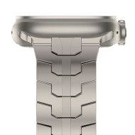 Стоманена верижка за Apple Watch 6/7/8/9/10/SE/Ultra 1-2 (44/45/46/49 mm) от Tech-Protect Stainless Line - Titanium