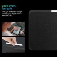 Текстителн калъф за iPad Pro 5 (11" 2024) от Spigen Urban Fit - Черен