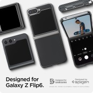 Тънък кейс за Samsung Galaxy Z Flip 6 от Spigen Airskin - Прозрачен