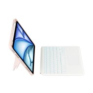 Калъф с bluethoot клавиатура за iPad Air 4 (2020) / 5 (2022) / 6 (11" 2024) от Tech-protect ScMag Pen - Розов
