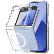 Удароустойчив твърд кейс с MagSafe за Samsung Galaxy Z Flip 6 от Ringke Fusion Magnetic - Прозрачен