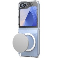 Удароустойчив твърд кейс с MagSafe за Samsung Galaxy Z Flip 6 от Ringke Fusion Magnetic - Прозрачен