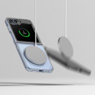 Удароустойчив твърд кейс с MagSafe за Samsung Galaxy Z Flip 6 от Ringke Fusion Magnetic - Прозрачен