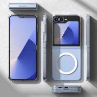 Удароустойчив твърд кейс с MagSafe за Samsung Galaxy Z Flip 6 от Ringke Fusion Magnetic - Прозрачен