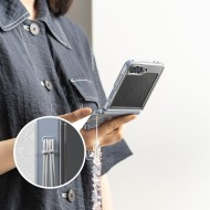 Удароустойчив твърд кейс с MagSafe за Samsung Galaxy Z Flip 6 от Ringke Fusion Magnetic - Прозрачен