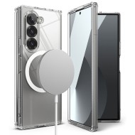 Удароустойчив твърд кейс с MagSafe за Samsung Galaxy Z Fold 6 от Ringke Fusion Magnetic - Прозрачен