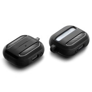 Удароустойчив силиконов калъф за Samsung Galaxy Buds 3 / 3 FE / 3 Pro от Spigen Rugged Armor - Черен мат