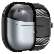 Удароустойчив силиконов калъф за Samsung Galaxy Buds 3 / 3 FE / 3 Pro от Spigen Rugged Armor - Черен мат
