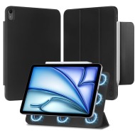 Силиконов, магнитен калъф за Apple iPad Air 4 (10.9" 2020) / 5 (10.9" 2022) / 6 (11" 2024) от Tech-Protect SmartCase Magnetic - Черен