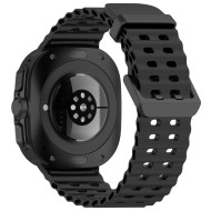 Силиконова каишка за Samsung Galaxy Watch Ultra (47mm) от Tech-Protect IconBand Pro - Черен