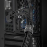 Многофункционална велкро лента 300 см от Tech Protect - Черна