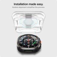 SZKŁO HARTOWANE SPIGEN GLAS.TR ”EZ-FIT” 2-PACK GALAXY WATCH ULTRA (47 MM) CLEAR