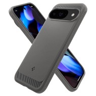 Удароустойчив кейс за Google Pixel 9 / 9 Pro от Spigen Rugged Armor - Marble Grey