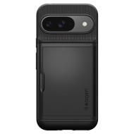 Твърд кейс за Google Pixel 9 / 9 Pro от Spigen Slim Armor CS - Черен