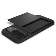 Твърд кейс за Google Pixel 9 / 9 Pro от Spigen Slim Armor CS - Черен