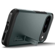 Удароустойчив, твърд кейс за Google Pixel 9 / 9 Pro от Spigen Tough Armor - Abyss Green